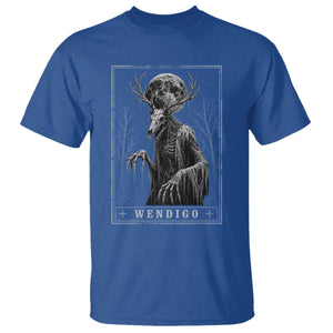 Wendigo Tarot Card Cryptid Monochromatic Occult Graphic T Shirt