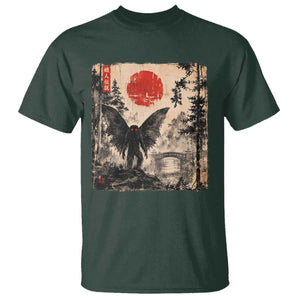 Mothman Japanese T Shirt Vintage Cryptid Graphic Ukiyo-e Art Funny