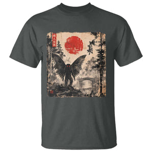 Mothman Japanese T Shirt Vintage Cryptid Graphic Ukiyo-e Art Funny