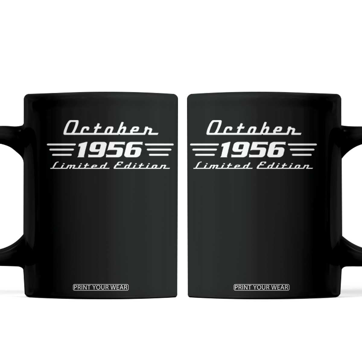 1956 October 70th Birthday Coffee Mug Vintage Limited Edition 70 Year Old Gift