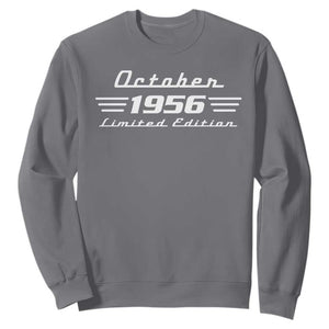 1956 October 70th Birthday Sweatshirt Vintage Limited Edition 70 Year Old Gift