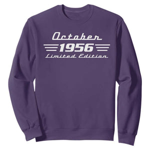 1956 October 70th Birthday Sweatshirt Vintage Limited Edition 70 Year Old Gift