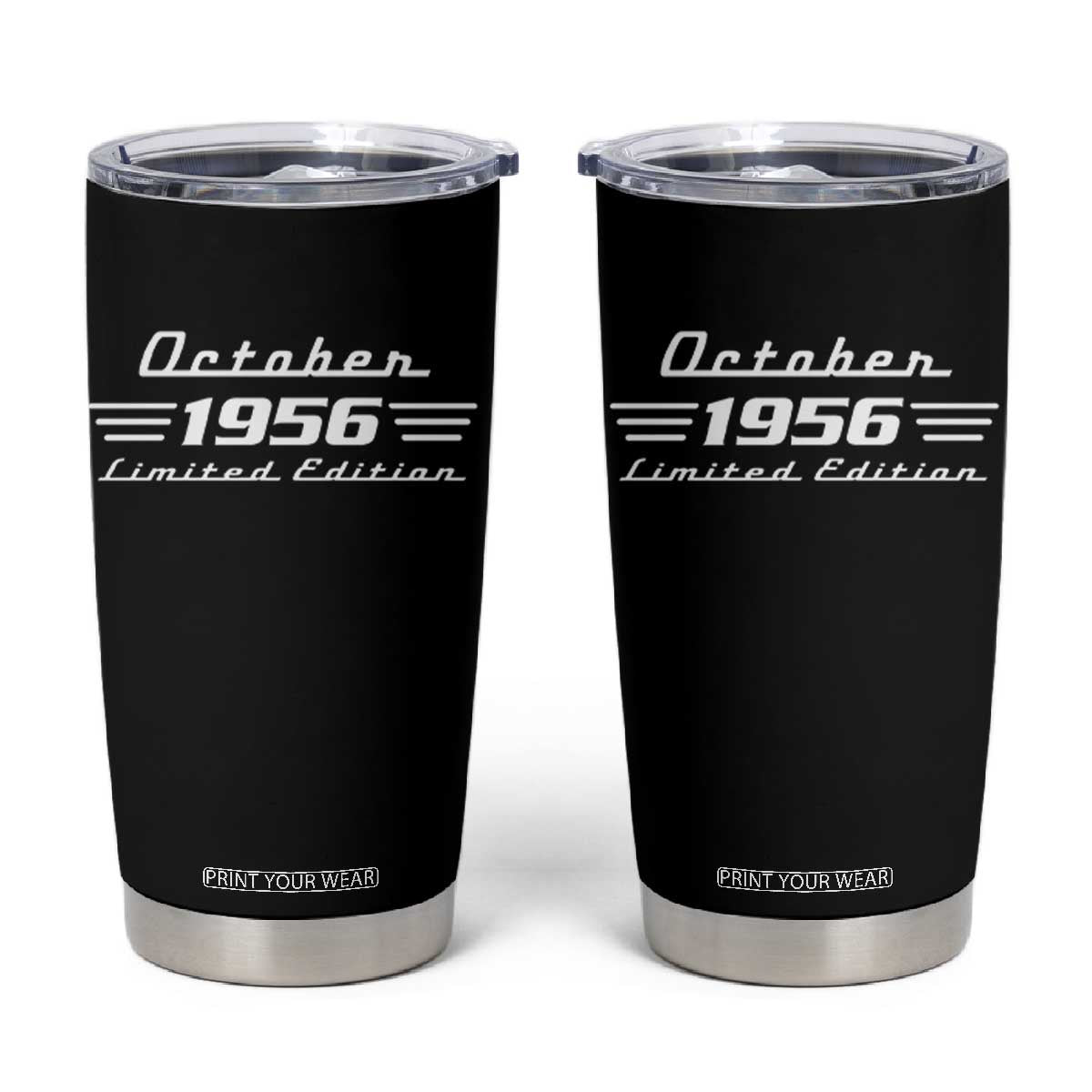 1956 October 70th Birthday Tumbler Cup Vintage Limited Edition 70 Year Old Gift