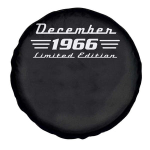 1966 December 60th Birthday Spare Tire Cover Vintage Limited Edition 60 Year Old Gift