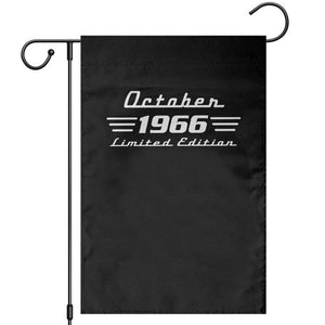 1966 October 60th Birthday Garden Flag Vintage Limited Edition 60 Year Old Gift