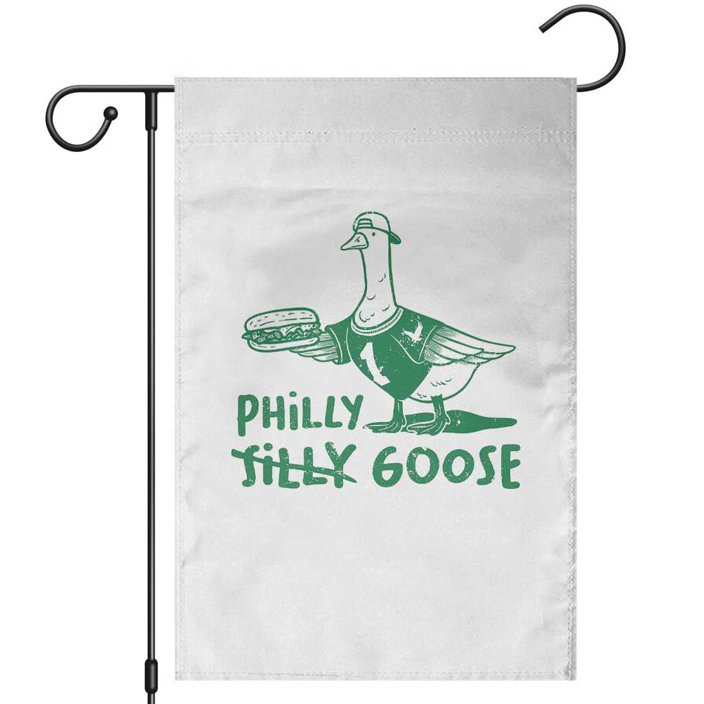 Philly Goose Garden Flag Funny PFE Fan Silly Gooses TS10 White Print Your Wear