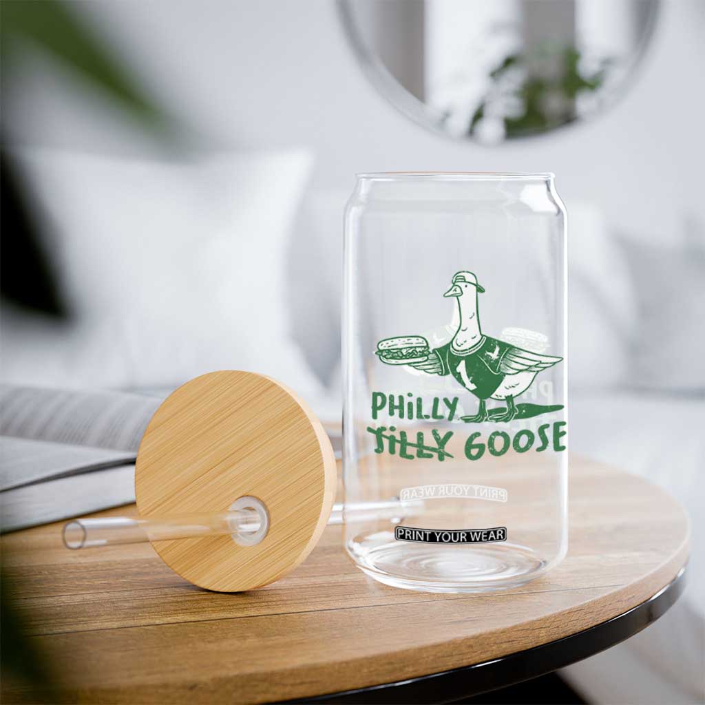 Philly Goose Glass Can Funny PFE Fan Silly Gooses TS10 Print Your Wear