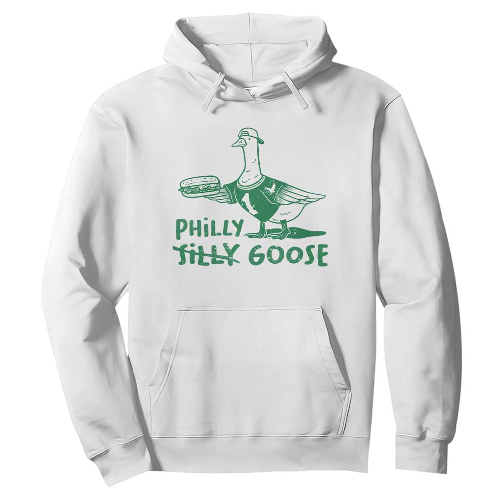 Philly Goose Hoodie Funny PFE Fan Silly Gooses TS10 White Print Your Wear