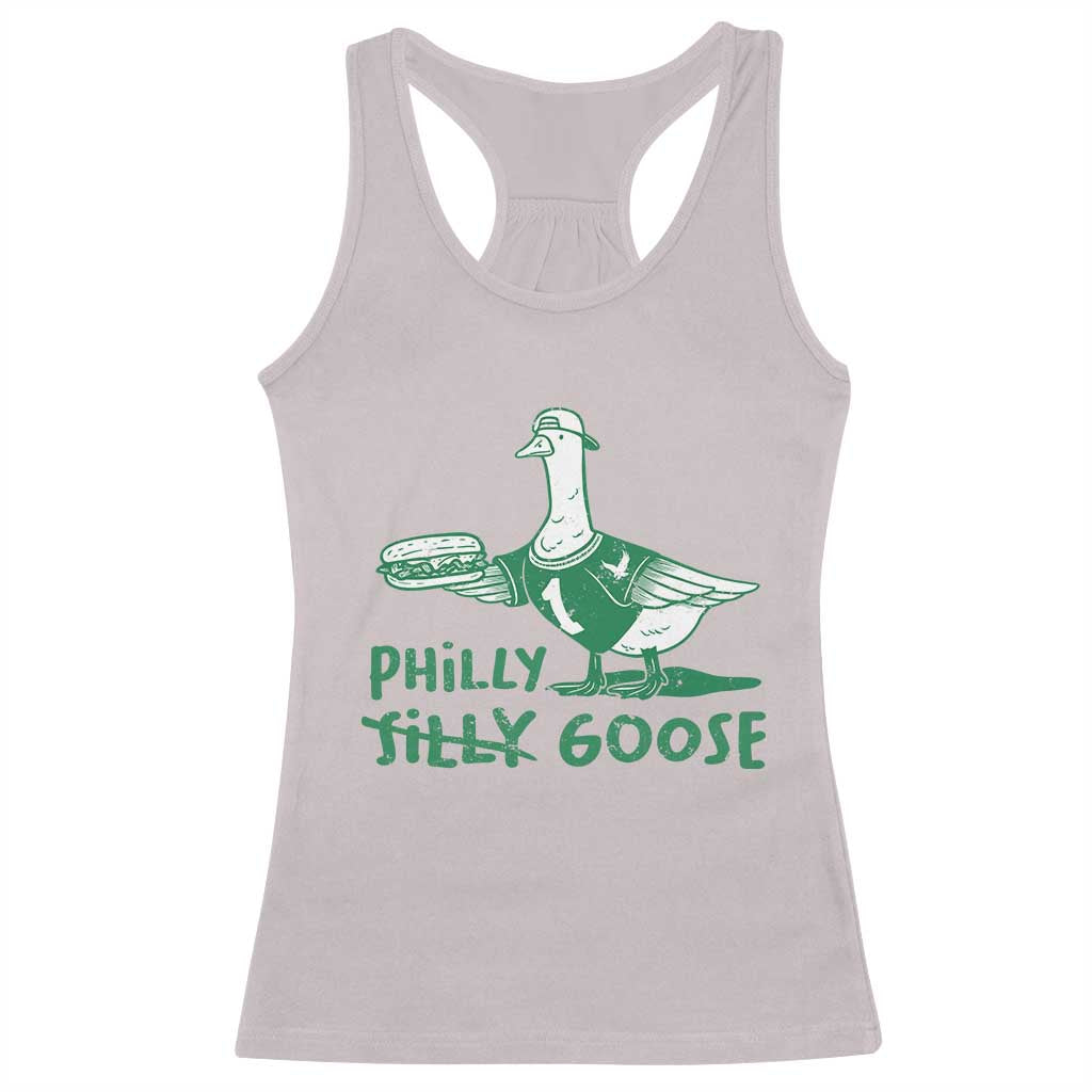 Philly Goose Racerback Tank Top Funny PFE Fan Silly Gooses TS10 Ice Gray Print Your Wear