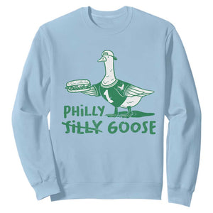 Philly Goose Sweatshirt Funny PFE Fan Silly Gooses TS10 Light Blue Print Your Wear