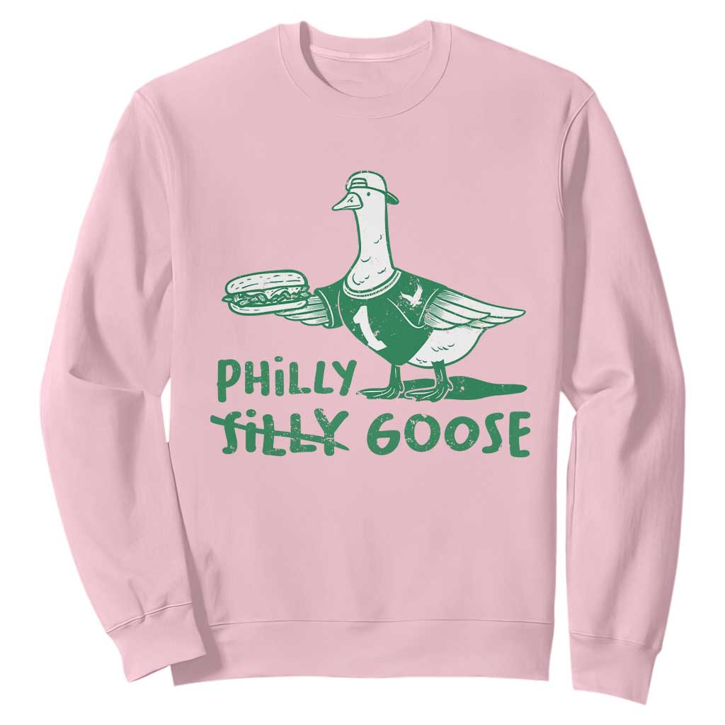 Philly Goose Sweatshirt Funny PFE Fan Silly Gooses TS10 Light Pink Print Your Wear
