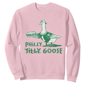 Philly Goose Sweatshirt Funny PFE Fan Silly Gooses TS10 Light Pink Print Your Wear