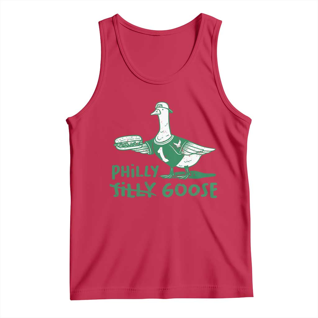 Philly Goose Tank Top Funny PFE Fan Silly Gooses TS10 Red Print Your Wear