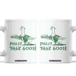 Philly Goose Coffee Mug Funny PFE Fan Silly Gooses TS10 White Print Your Wear
