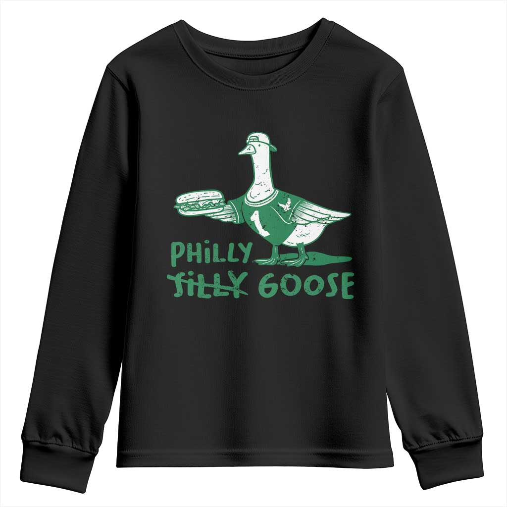 Philly Goose Youth Sweatshirt Funny PFE Fan Silly Gooses TS10 Black Print Your Wear