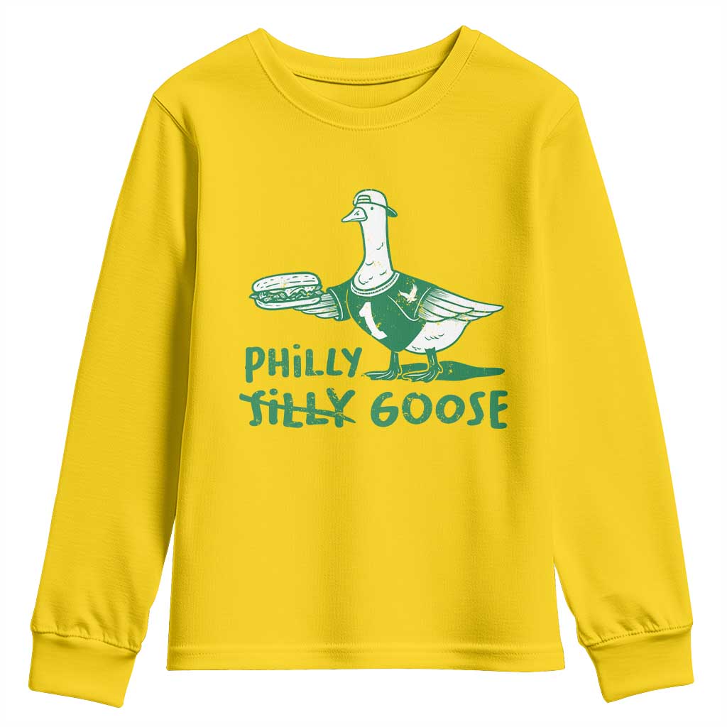 Philly Goose Youth Sweatshirt Funny PFE Fan Silly Gooses TS10 Daisy Print Your Wear