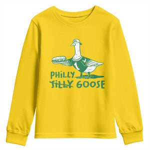 Philly Goose Youth Sweatshirt Funny PFE Fan Silly Gooses TS10 Daisy Print Your Wear