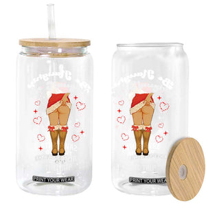 Funny Inappropriate Christmas Glass Can Be Naughty Save Santa The Trip TS10 Print Your Wear