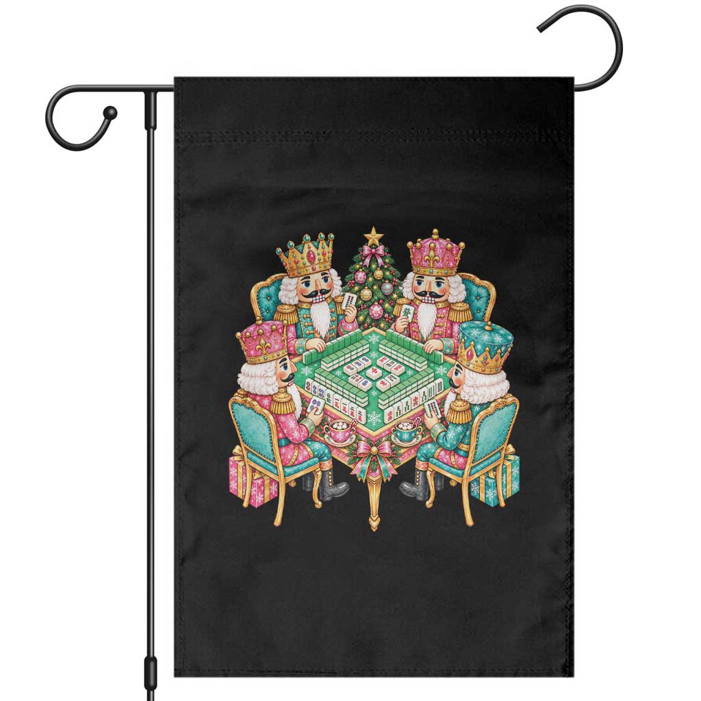 Christmas Nutcracker Mahjong Garden Flag Mahj Lovers Game Night Holiday