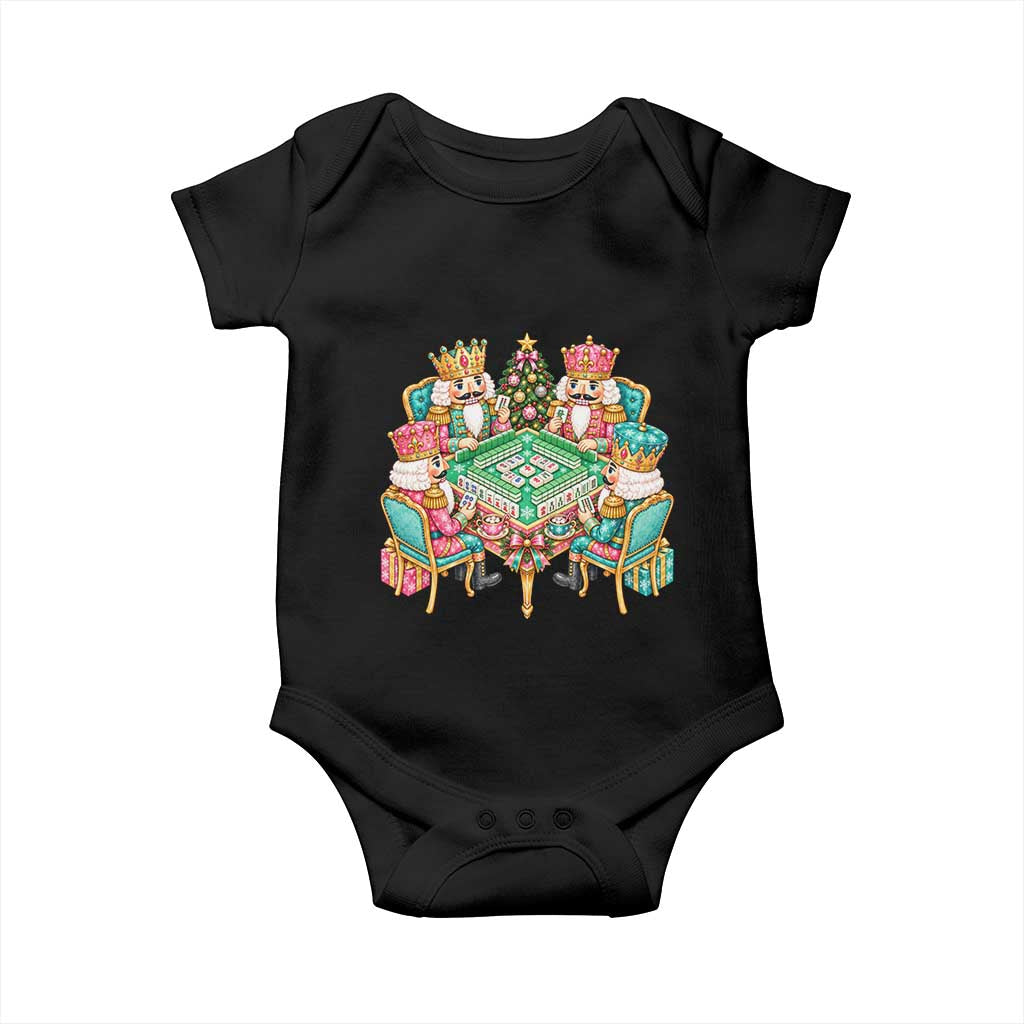 Christmas Nutcracker Mahjong Baby Onesie Mahj Lovers Game Night Holiday