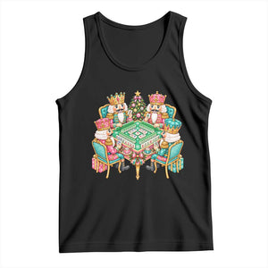 Christmas Nutcracker Mahjong Tank Top Mahj Lovers Game Night Holiday