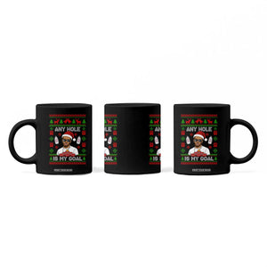 Funny Christmas Diddy Coffee Mug Embarrassing Any Hole is My Goal Dirty Ugly Xmas TS10 Print Your Wear