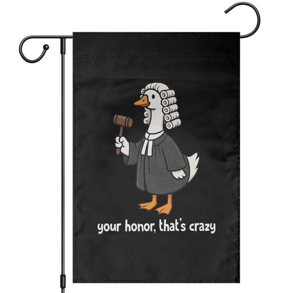 Goose Lawyer Garden Flag Law School Graduation Gift Funny Silly Gooses Lovers TS10 Black Print Your Wear