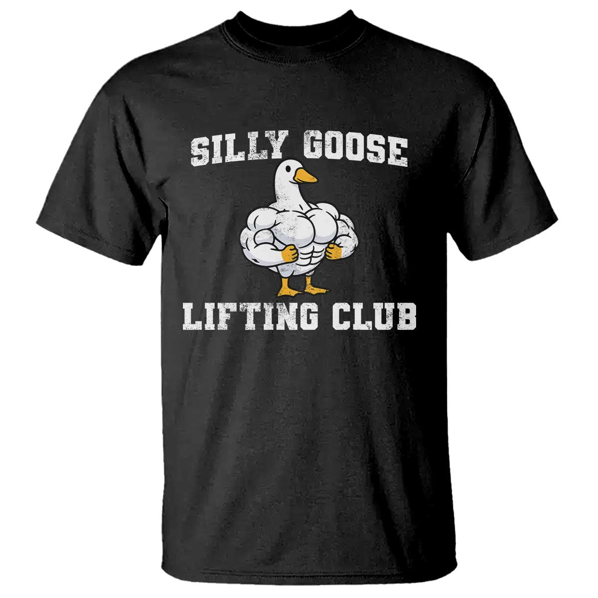 Silly Goose Lifting Club T Shirt Funny Gym Meme TS10 Black Print Your Wear