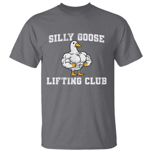 Silly Goose Lifting Club T Shirt Funny Gym Meme TS10 Charcoal Print Your Wear