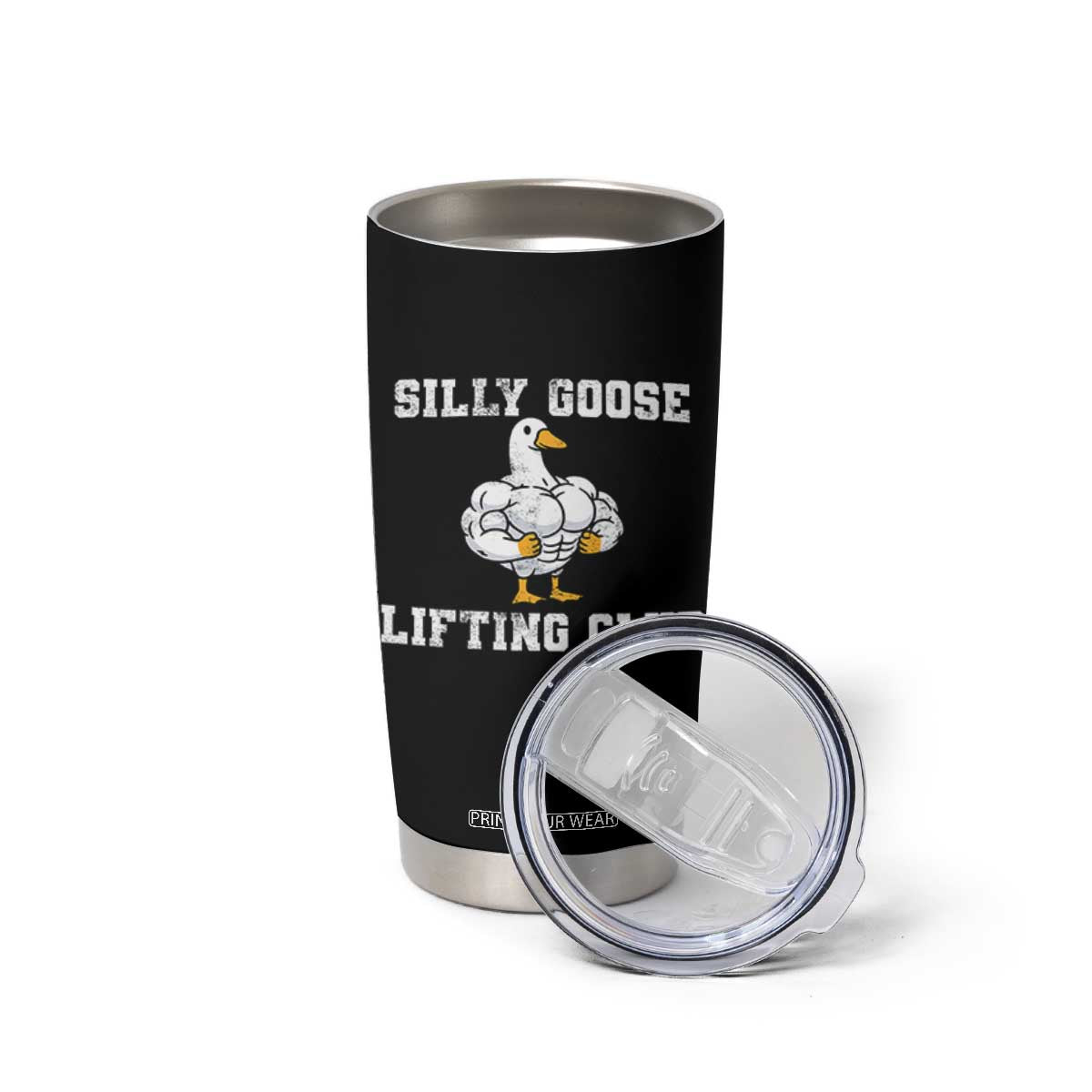 Silly Goose Lifting Club Tumbler Cup Funny Gym Meme TS10 Print Your Wear