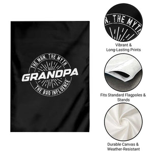 Funny Grandpa Garden Flag Man Myth Bad Influence Funny Fathers Day TS10 Print Your Wear