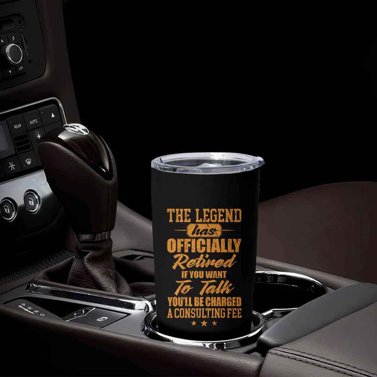 The Legend Has Retired Tumbler Cup Funny Retirement Party Gag Gift TS10 Print Your Wear