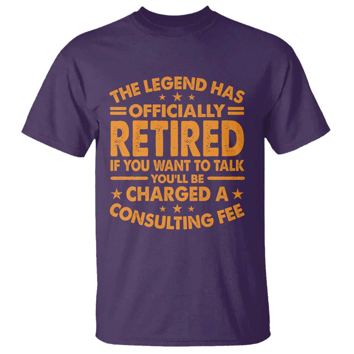 Funny Retirement T Shirt Funny The Legend Has Retired TS10 Purple Print Your Wear
