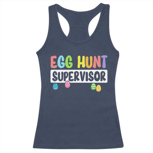 Easter Egg Hunt Supervisor Racerback Tank Top Funny Mom Dad TS10 Navy Print Your Wear