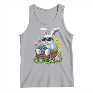 Gamer Rabbit Tank Top Cute Bunny Gaming Eggs Video Games Easter Pixel Garden TS10 Athletic Heather Print Your Wear