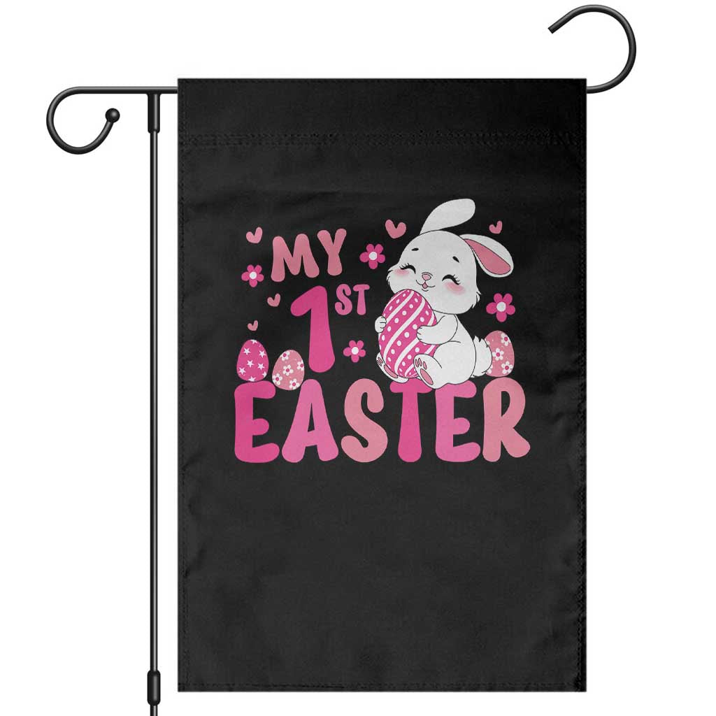 Baby First Easter Garden Flag Cute Newborn Gift Bunny Rabbit TS10 Black Print Your Wear