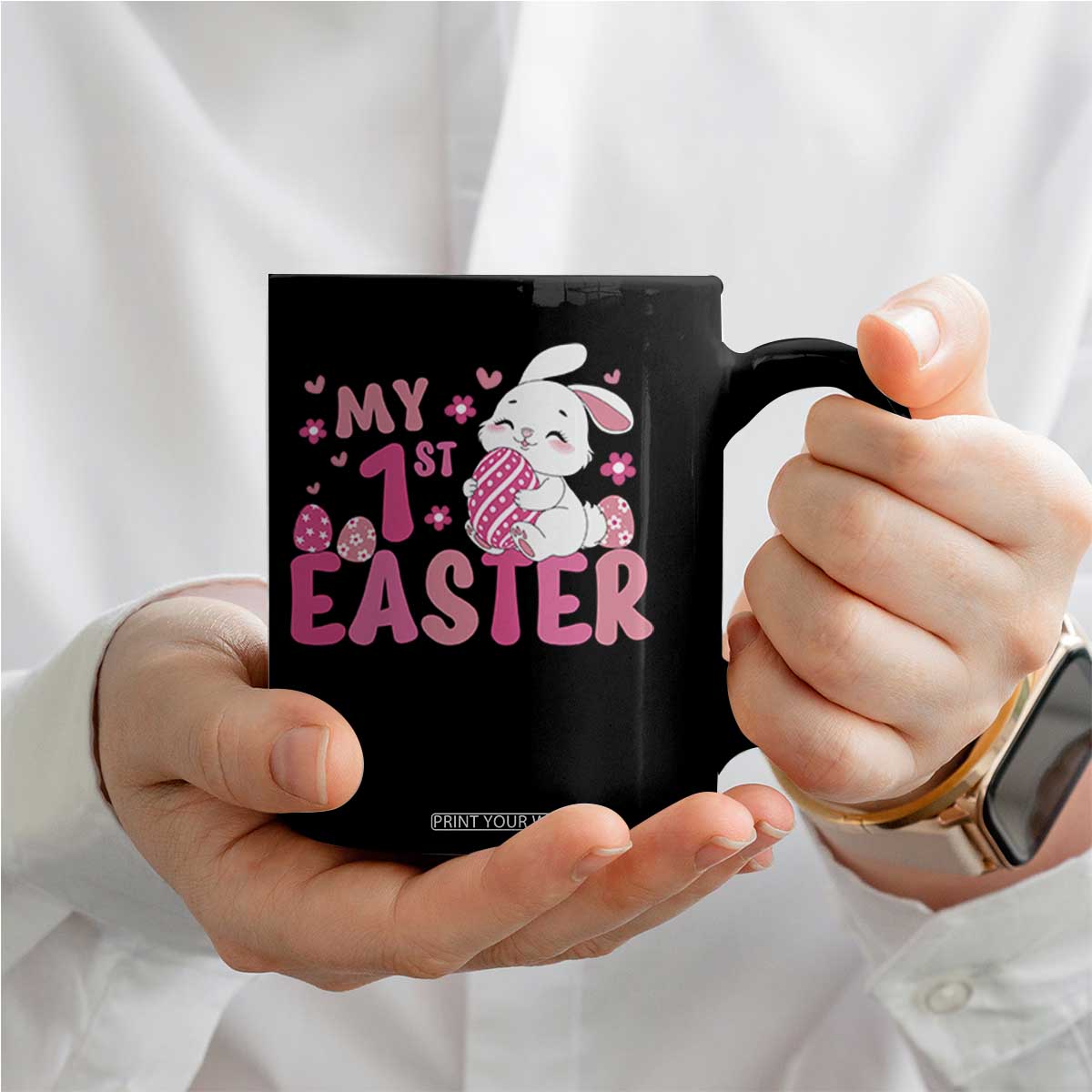 Baby First Easter Coffee Mug Cute Newborn Gift Bunny Rabbit TS10 Print Your Wear