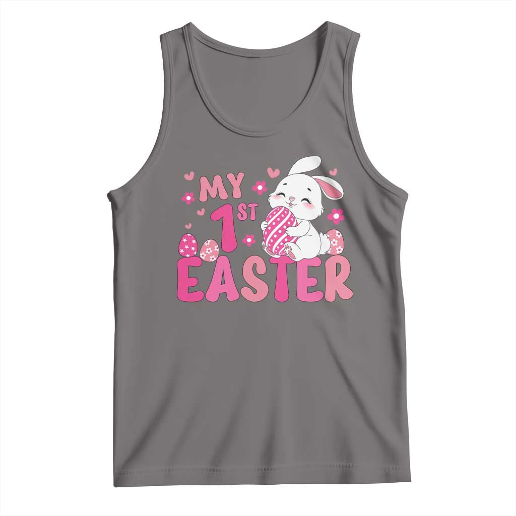 Baby First Easter Tank Top Cute Newborn Gift Bunny Rabbit TS10 Deep Heather Print Your Wear