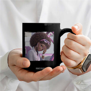 Disgusted Black Doll Meme Coffee Mug Funny Sassy Reaction Afro Girl With Attitude TS10 Print Your Wear