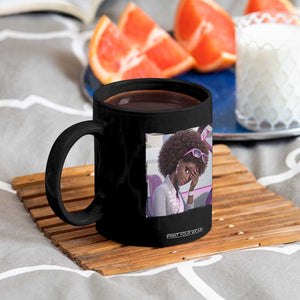 Disgusted Black Doll Meme Coffee Mug Funny Sassy Reaction Afro Girl With Attitude TS10 Print Your Wear
