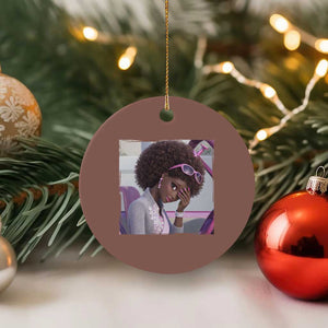 Disgusted Black Doll Meme Ceramic Ornament Funny Sassy Reaction Afro Girl With Attitude TS10 1pc Mocha Print Your Wear