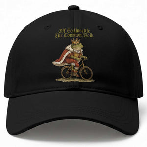 Chaotic Frog Meme Baseball Cap Off To Unsettle The Common Folk Vintage Unhinged Humor TS10 Print Your Wear