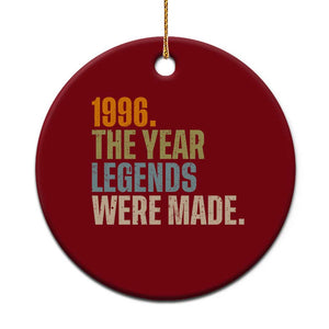30th Birthday Gift For Men Ceramic Ornament Vintage 1996 30 Years Old Birthday TS10 1pc Red Print Your Wear