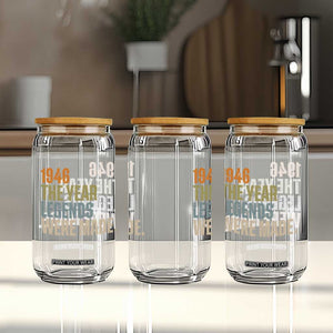 80th Birthday Gift For Men Glass Can Vintage 1946 80 Years Old Birthday TS10 Print Your Wear
