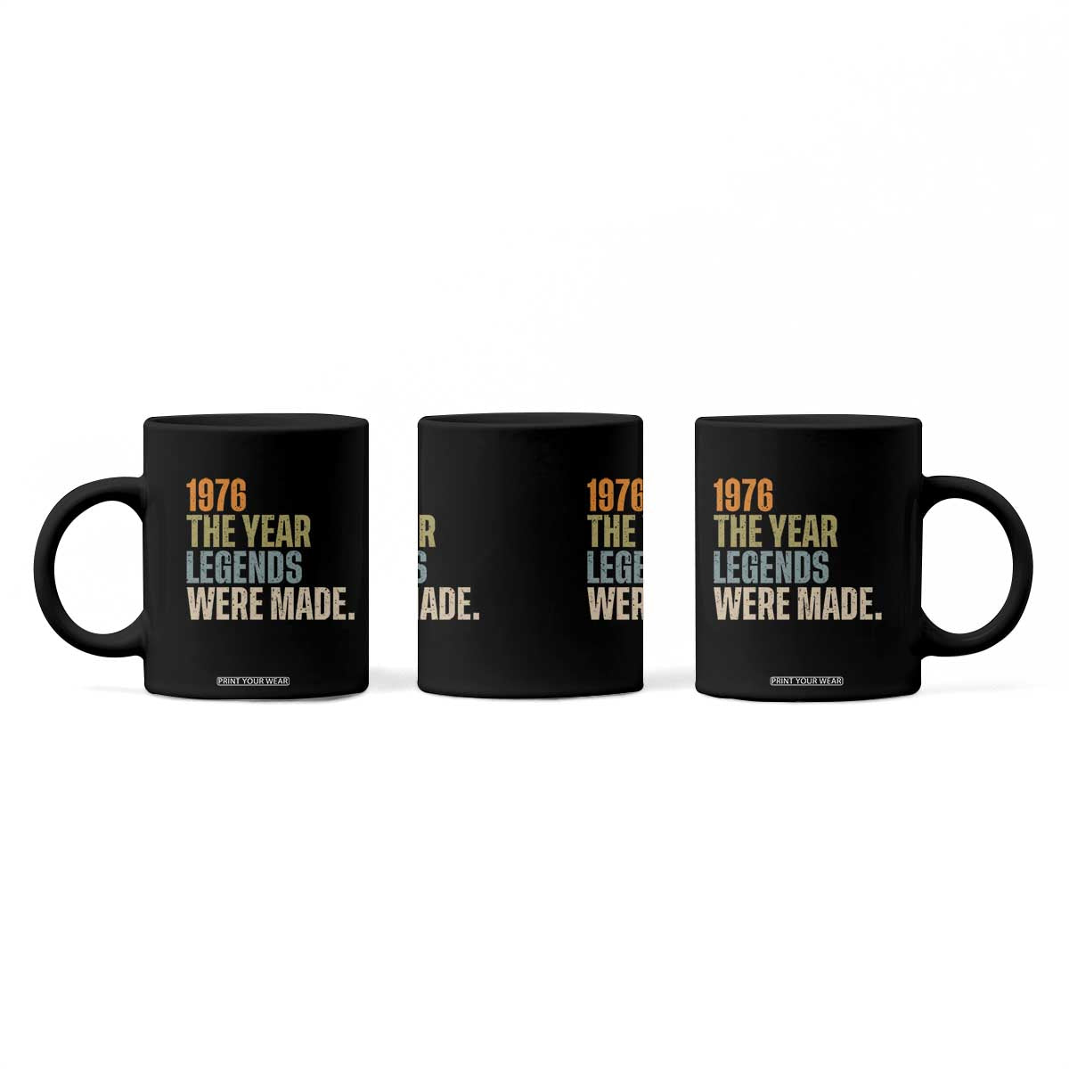 50th Birthday Gift For Men Coffee Mug Vintage 1976 50 Years Old Birthday TS10 Print Your Wear