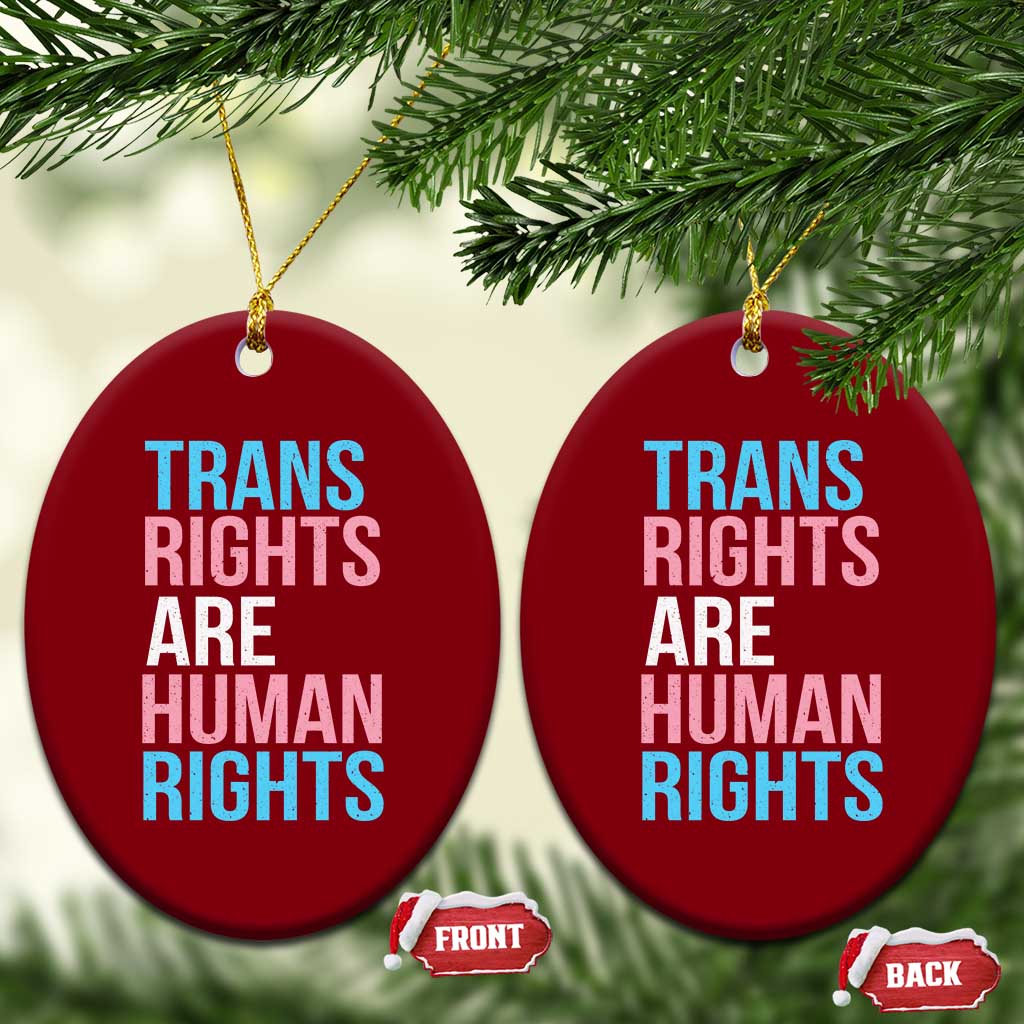 Trans Rights Ceramic Ornament Human Rights Transgender Pride Gender Equality TS10 Print Your Wear