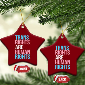 Trans Rights Ceramic Ornament Human Rights Transgender Pride Gender Equality TS10 Print Your Wear