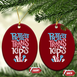 Protect Trans Kids Ceramic Ornament Transgender Pride Social Justice TS10 Print Your Wear