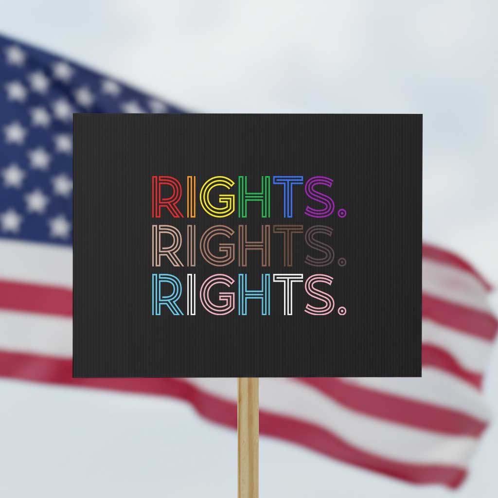 LGBTQ Trans Rights Protest Sign Social Justice Equality Human Rights TS10 Horizontal 18