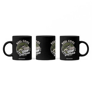 Reel Cool Stepdad Coffee Mug Fathers Day Gift for Fisherman Bonus Dad TS10 Print Your Wear